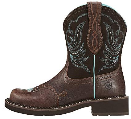 ARIAT Heritage Dapper Fatbaby Western Boot-Stivali da Donna in Pelle, Marrone, 38.5 EU