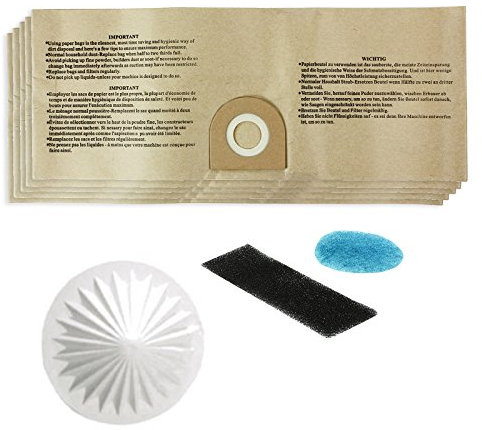 Spares2go Dust Bags & Filter Set for Vax 3-in-1 Multifunction 6131 Vacuum Cleaners (5 Bags & Filters)