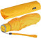 iX-brella Mini Ultra Light - Damen Taschenschirm mit großem Dach - extra leicht - neon gelb