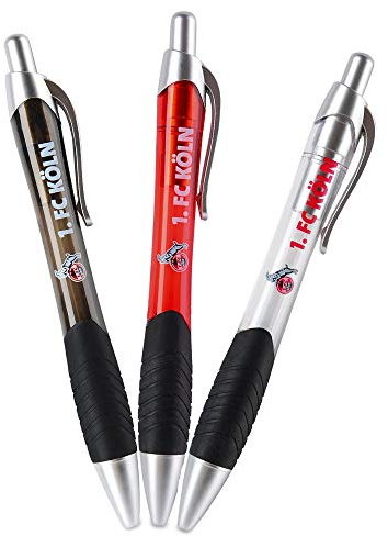 1. FC Köln Kugelschreiber, Kuli, Stift, Pen 3er Set - Plus Lesezeichen I Love Köln