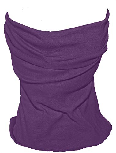 Multifunktionstuch Schal Maske Motorrad Bandana Biking Winter (Dunkel Lila)