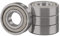 XiKe 4 Stück 6202ZZ Kugellager Abgedichtet 15x35x11mm Chromstahl und Vorgeschmiert, 6202-2Z Rillenkugellager mit Metall-Doppeldichtungen.