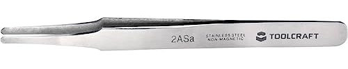 TOOLCRAFT TO-5861040 Pince brucelle de précision 1 pièce 2a SA 120 mm