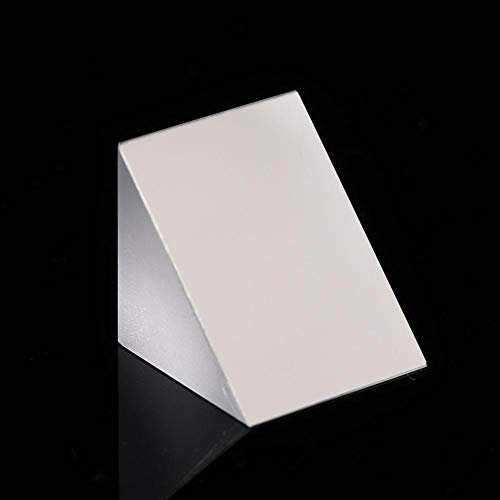 Dreieckiges Kristallprisma K9 Dreieckiges Prisma aus optischem Glas zum Unterrichten von Lichtspektrumglas(20 * 20 * 20),Endoskope und Fiberskope