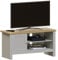 Vida Designs Arlington Mueble para TV de 1 puerta, armario, soporte, aparador para entretenimiento en el salón (Gris)