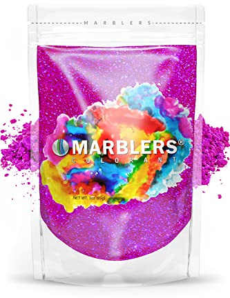 MARBLERS Purple Mica Powder [Candy Pearl] 3oz (85g) | Cosmetic Grade | Epoxy Resin Pigment | Dye | Non-Toxic, Vegan, Cruelty-Free | Lip Gloss, Nails, Body Butter | Bath Bomb, Candle & Soap Making