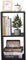 Etnicart Doble cubo de decoración de almacenamiento, librería estantería wengue 35x30x70 madera MDF estantería de oficina entrada salón marrón oscuro wengué cubo de arredo estanteria libros