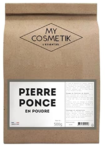 Bimssteinpulver - 100% mineralischen Ursprungs - MY COSMETIK - 500 g - im Kraftbeutel