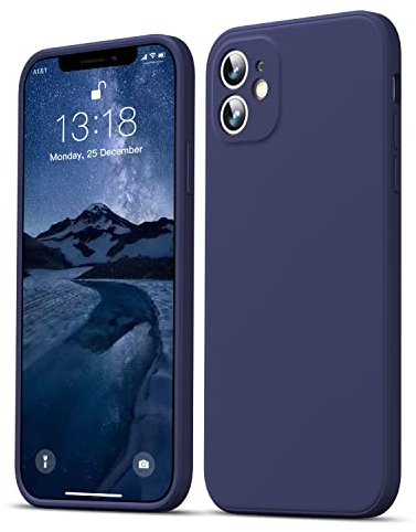 GOODVISH Ultra Slim Liquid Silicone Case Compatible with iPhone 11 6.1 inch | Upgraded Camera and Screen Protection | 360 ° Full Covered Shockproof Cover(Navy Blue)