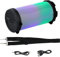 Dunlop Automotive Bluetooth Lautsprecher - Musikbox - Drahtlos - LED-Lichtshow - mit Trageriemen - 8 Watt - USB und Micro SD
