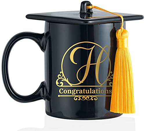 Regalo di Laurea 2025 - Tazza a Cappello Come Oggettistica per Festa, Decorazioni e Regalo per Lei e Lui-H