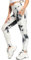 RIOJOY Damen Push Up Leggings mit Taschen, High Waist Anti Cellulite Booty Leggins für Sport Yoga Fitness, Weiß S
