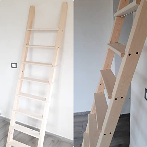 Scala soppalco,letto a castello,cameretta,soffitta (Standard, 170)