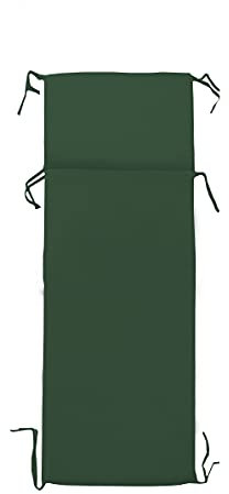 PARAMAISON Cuscino Lettino Prendisole per Esterno Relax 190, da Esterni, Universale, con Laccetti, Imbottito 3cm, 60x190 cm