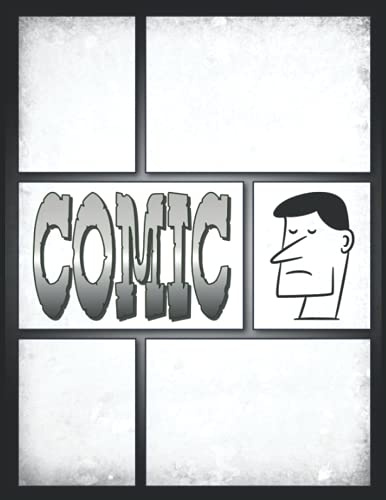 Comic Zeichnen Leicht Gemacht: Ein kreatives Anime-Skizzenbuch zum Zeichnen | 100 Layouts | Weißer Hintergrund & Sprechblasen
