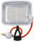 Calentador de gas portátil de 4,5 kW, calentador de gas con área de calefacción de 20 a 60 m², calefacción ajustable, manguera de 70 cm, regulador de presión de 37 mbar, calentador de espacio de