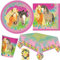 HHO Pretty-Pony-Horses-Pferde-Party-Set 53tlg. - für 16 Pferdefreunde Teller Becher Servietten Tischdecke