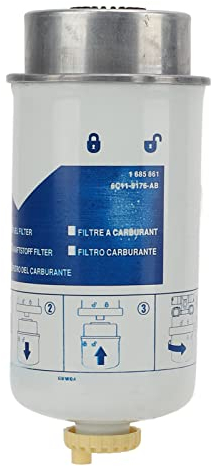 6C11 9176 AB 1685861 6c119155be 1685716 Kit de Filtro de Combustible, Filtro de Combustible Conjunto de Filtro de Combustible Reemplazo para Transit 2.2 2.4 3.2 MK7 2006-2014