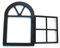 Graf von Gerlitzen Aluminium Eisenfenster Eisen Fenster Scheunen Stall Scheunenfenster Stallfenster Garten Ruine zum öffnen W1-RU