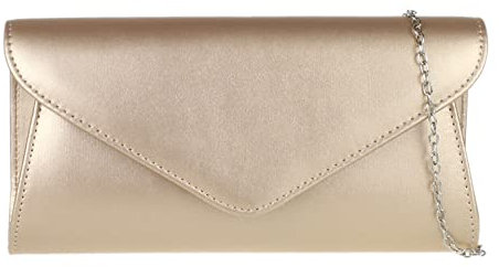 Girly Handbags Femme Pochette unie Or Rose