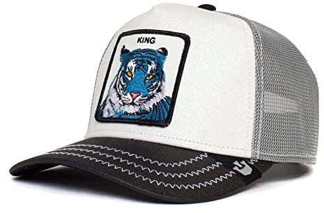 Goorin Bros. Unisex-Erwachsene The Farm Baseball Trucker Hat Baseballkappe, Weiß (Break Em Out), Einheitsgröße