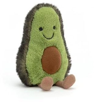 Jellycat Lustiger Avocado Small – L 7 cm x B 10 cm x H 20 cm