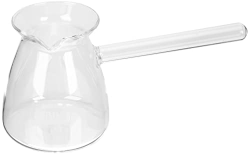 Operitacx Pot à café turc: Chauffe-beurre 450ml Cafetière arabe grecque Chauffe-lait Cezve Jezve Ibrik Brikis Pour théière sur cuisinière