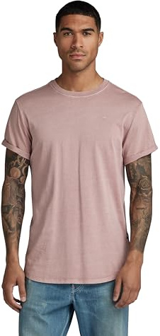 G-Star Men's Lash Overdeyed T-shirt, Purple (lt berry mist gd D16396-2653-G216), XS