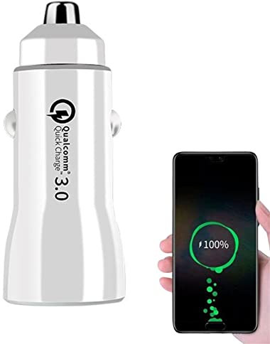 coche USB C,coche rápido QC 3.0 Potente y mejorado | Cargadores automóvil para teléfono móvil, Adaptcoche carga rápida Cargador USB para Jingan