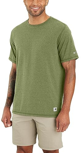 Carhartt Carhartt Lwd Kurzarm-T-Shirt mit lockerer Passform Herren, Grün, XXL