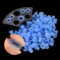 ATOMUS 300Pcs Tattoo Ink Cups Mixed Small Medium Large Size Disposable Ink Cups Tattoo Pigment Caps Holder Container Tattoo Supplies (S 300pcs Silicone)