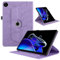 TEDTIKJT Tablet Custodia per Realme Pad 2 11.5 2023 Pelle PU Flip Custodia Protezione Cover Realme Pad 2 360°Multi Angolo Ruotabile Supporto Funzione Protettiva Tablet Custodia, Albero Viola