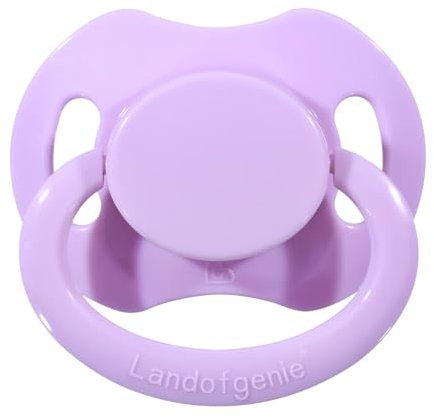 Landofgenie Großer Saugerschild Schnuller in Erwachsenengröße Lila