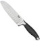 Tala Santoku Knife, Non-Slip Grip Handle with 16cm Manganese Steel Infused Tapered Blade, Perfect for Slicing, Dicing, and Mincing