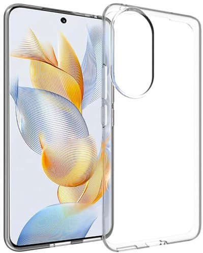Oprimio Coque Transparente pour Honor 90 - Silicone Ultra Fine, 100% Transparent, Matériau Allemand