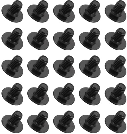 sourcing map 500 tornillos M3 x 5 mm para placa base de computadora, repuesto para reparación de disco duro SSD, color negro