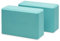 Gaiam Essentials Yoga-Stein, massiv, 2 Stück, Blaugrün