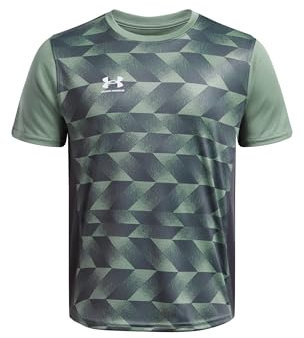 Under Armour Boys' Challenger Train Short Sleeve Print,YXL