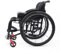 Selbstfahrender Sportrollstuhl,Ultraleicht Rollstuhl Leicht Faltbar Reiserollstuhl,Superleichter Rollstuhl mit Aluminiumrahmen, Premium Transportrollstuhl(42cm/16.5in,Black)