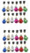 Healeved 24pièces Ornements De Noël Pour Barbe Clips Colorés Ornements Dorés Argentés Rouges Rose Verts Et Bleus Décorations De Noël Festives Pour Barbe De Santa Claus