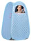 CRFDOLBD Tragbare Sauna for Zuhause,Mobile Dampfsauna 1000W 2L 9 Stufen Einstellbare Temperatur Mit Dampfer Wohltuend for Die Körperliche Und Geistige Gesundheit(Blue,110V)