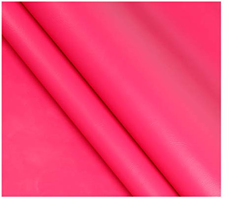 Faux cuir, tissu en similicuir, Tissu de tapisserie d'ameublement en similicuir de cuir de tapisserie d'ameublement for le matériel de voiture de cuir de Faux de tapisserie d'ameublement(Rose Red,1.38