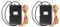 Eighosee 2PCS HLK-01 AC220 Universal Gas Oven Igniter Bread Oven Special Oven Lighter Black