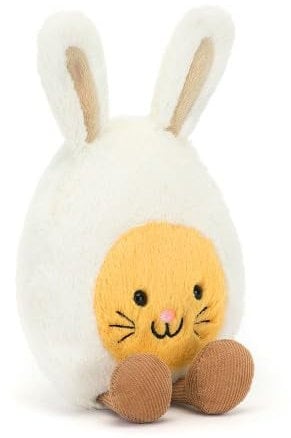 Jellycat Amuseables Bunny Egg - H: 14 cm x W: 9 cm x D: 4 cm