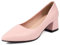 Bviennic Décolleté con Tacco Largo da Donna 685 Rosa Numero 37 EU/38Cn