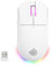 ATTACK SHARK X MAGIC-REFINER G6 Mouse da gioco wireless, leggero da 72 g, 24000 DPI, frequenza di polling di 1000 Hz, wireless BT/2.4G/cablato, RGB, 750 mAh, con grip tape per PC/Mac - Bianco