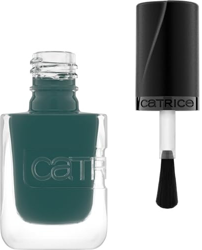 Catrice GEL AFFAIR Nail Lacquer, Nagellack, Nr. 041, Grün, langanhaltend, Einfach zu entfernen, glänzend, vegan, ohne Mikroplastikpartikel, ohne Konservierungsstoffe, ohne Parfüm, 1er Pack (10.5ml)