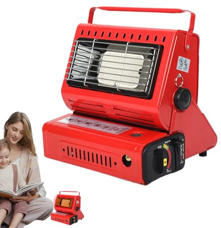 Djowyh Chauffage Portable Pour Camping, Appareil de Chauffage Réutilisable et Économe en Énergie, Radiateur Pour Espaces Extérieurs, Pour Camping Randonnée Plein Air Amis Famille Anniversaires