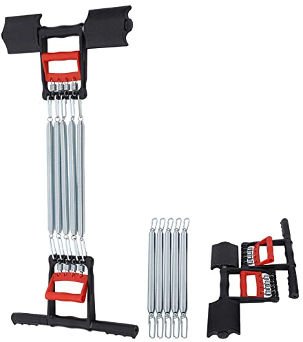 Fafeims Feder-Armtrainer, Muskel-Brust-Expander mit 5 Federn, Fitnessgerät, Geeignet für Zuhause, Büro, Schule, Fitnessstudio