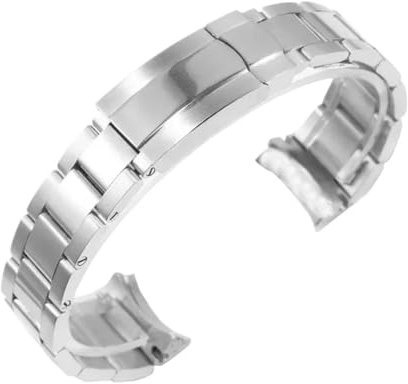 VFEBTSD Uhrenarmband kompatibel mit Rolex Oyster Perpetual Datejust DAYTONA SUBMARINER Luxus-Uhrenarmband for Herren, Edelstahl 904L, Armband 20 mm 21(21mm)